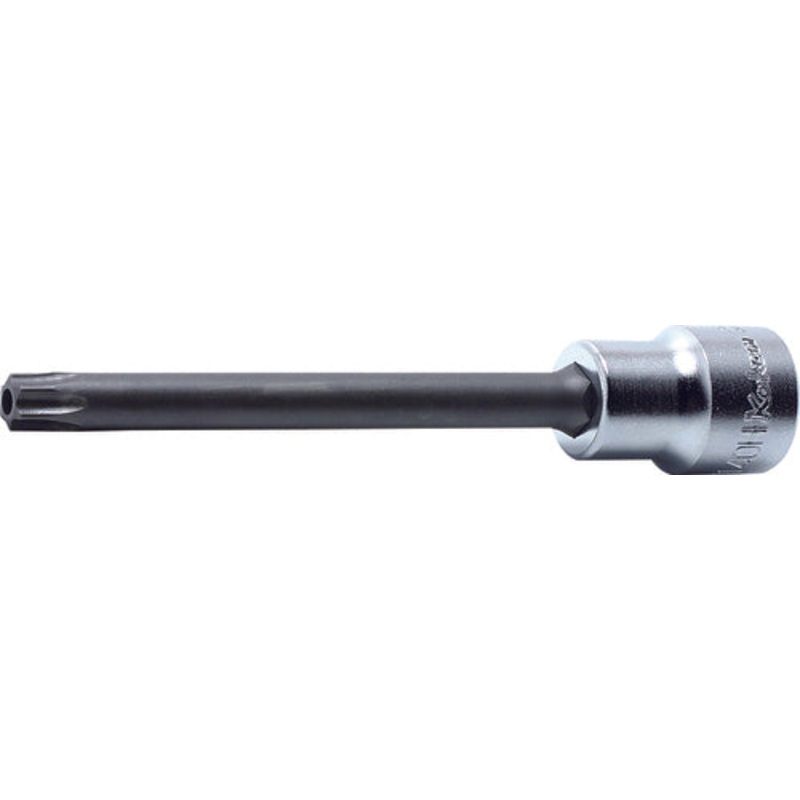 3/8 Sq. Dr. Round Shank Tamper-Resistant TORX T45H Bit Socket - Length 100mm