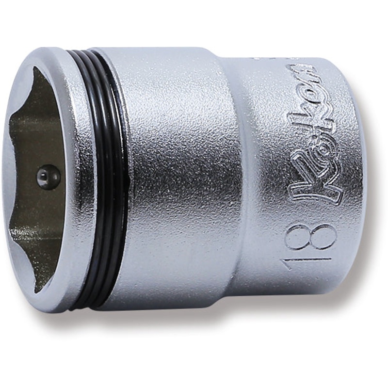 3/8 Sq. Dr. Socket  18mm Nut Grip Length 29mm