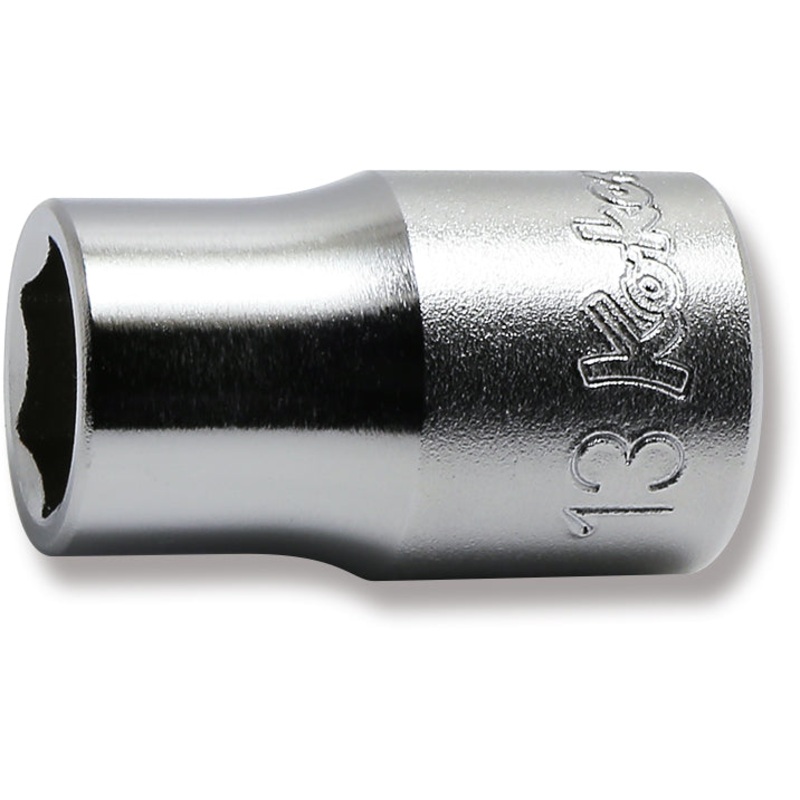 1/2 Sq. Dr. Chrome 6 Point Metric Socket  13mm