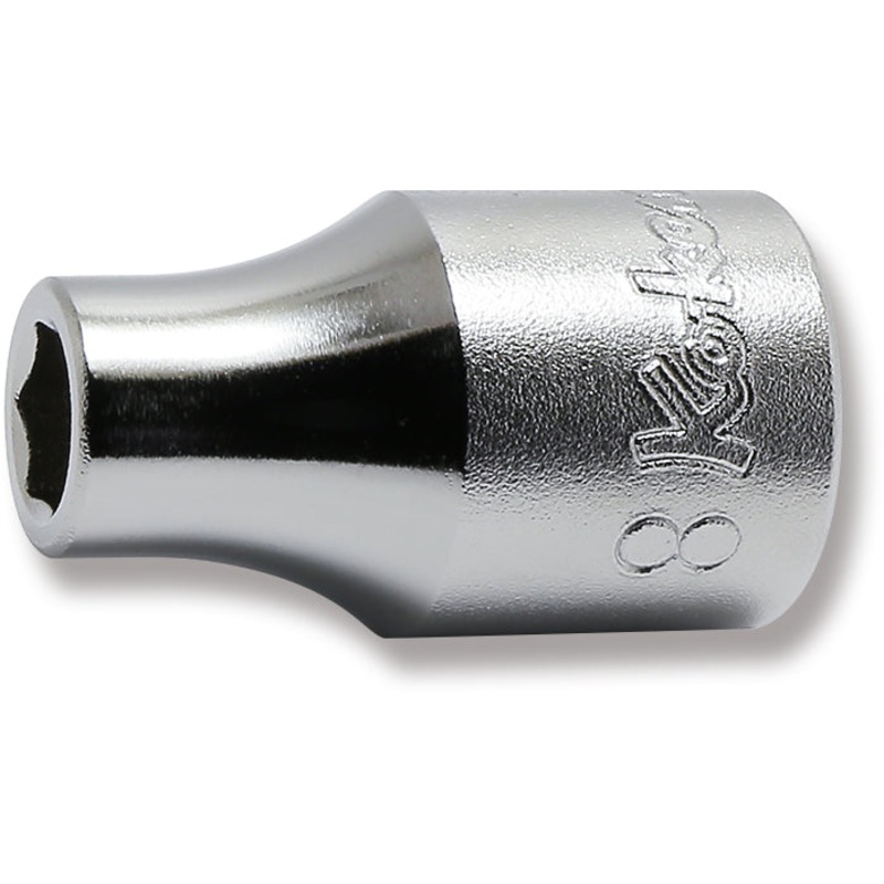 1/2 Sq. Dr. Chrome Metric 6 Point Socket  8mm