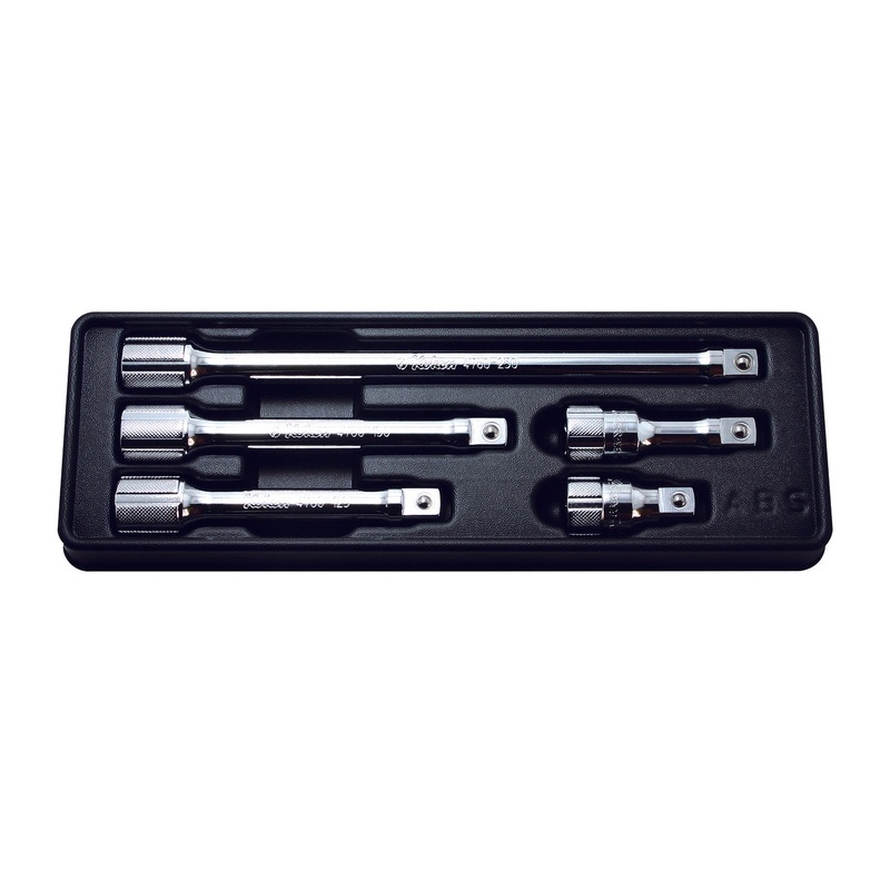 1/2 Sq. Dr. Extension Bar set  50-250mm ABS Tray   5 pieces