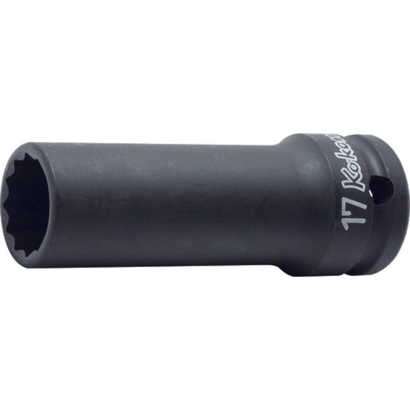 1/2 Sq. Dr. Socket  12mm 12 point Length 80mm Thin walled