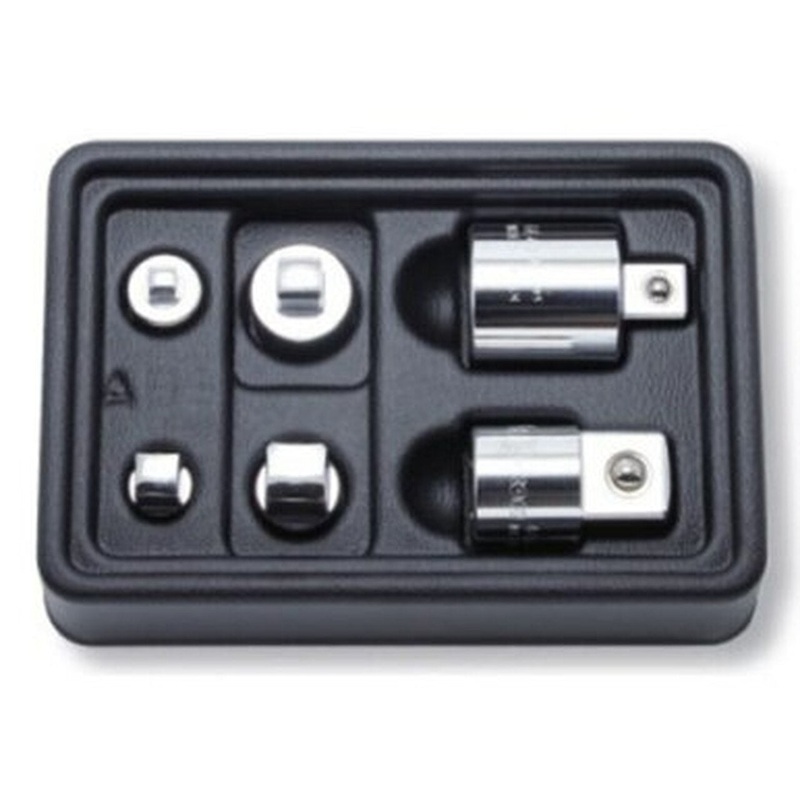 1/4, 3/8, 1/2, 3/4 Sq. Dr. Adaptor set  1/4, 3/8, 1/2, 3/4 ABS Tray   6 pieces