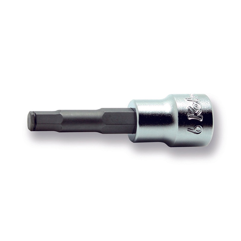 3/8 Sq. Dr. Bit Socket  6mm Grip Ring Length 62mm