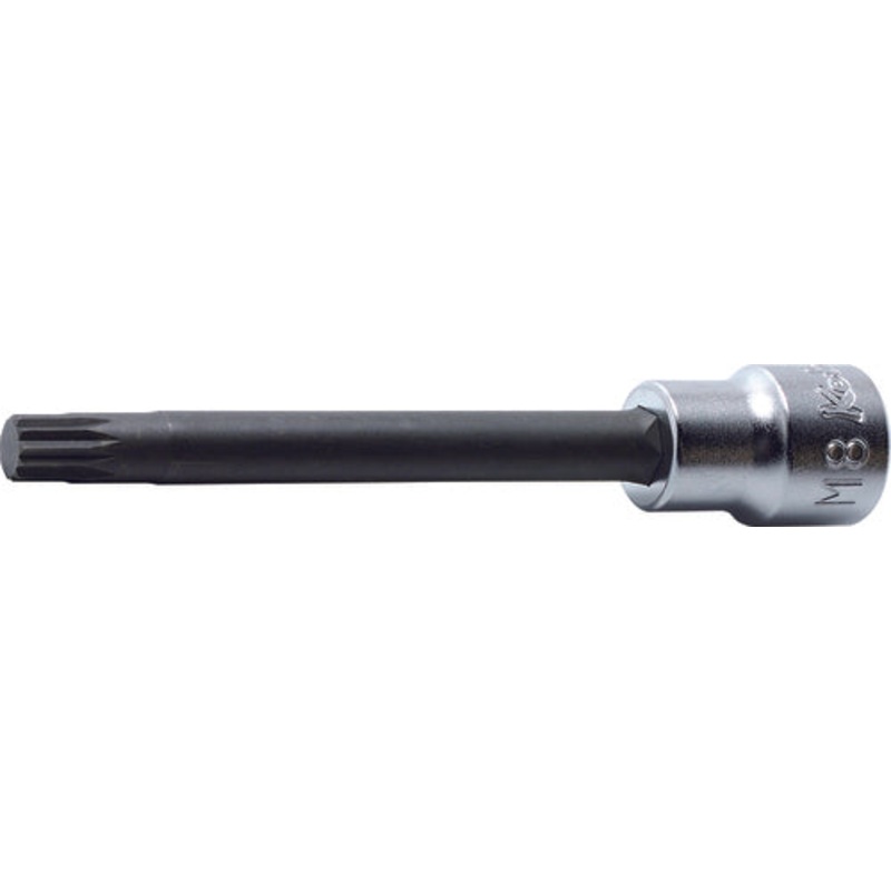 3/8 Sq. Dr. Bit Socket XZN M4 Triple Square Length 100mm