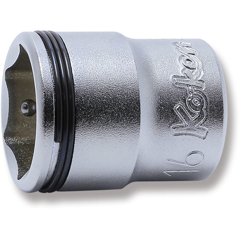 3/8 Sq. Dr. Socket  16mm Nut Grip Length 27mm