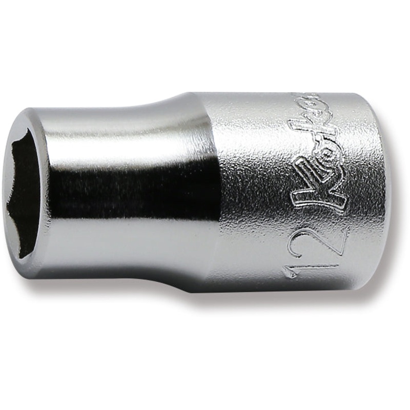 1/2 Sq. Dr. Chrome 6 Point Metric Socket  12mm