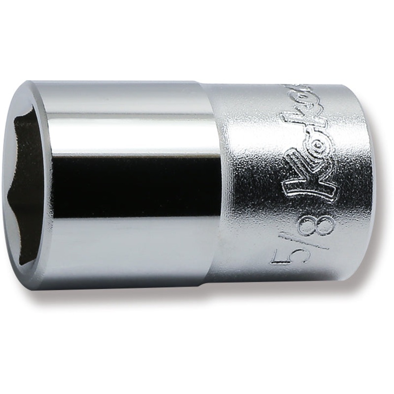 1/2 Sq. Dr. Chrome SAE 6 Point Socket  5/8"