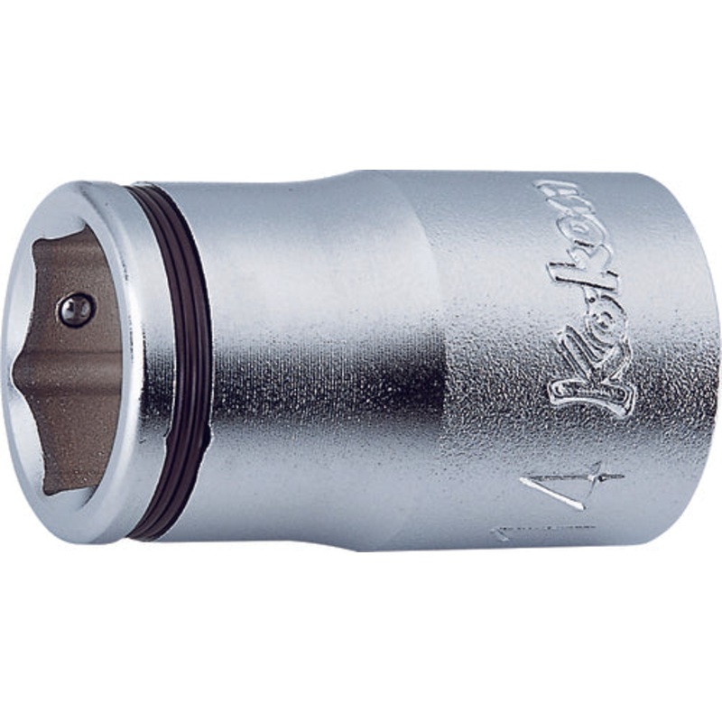 1/2 Sq. Dr. Nut Grip Metric Chrome Socket in 15mm