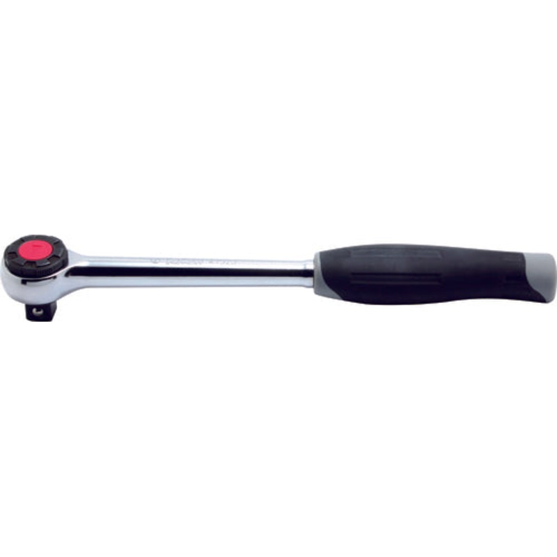 1/2 Sq. Dr. Ratchet Handle  45 teeth  Length 250mm  Plastic Handle