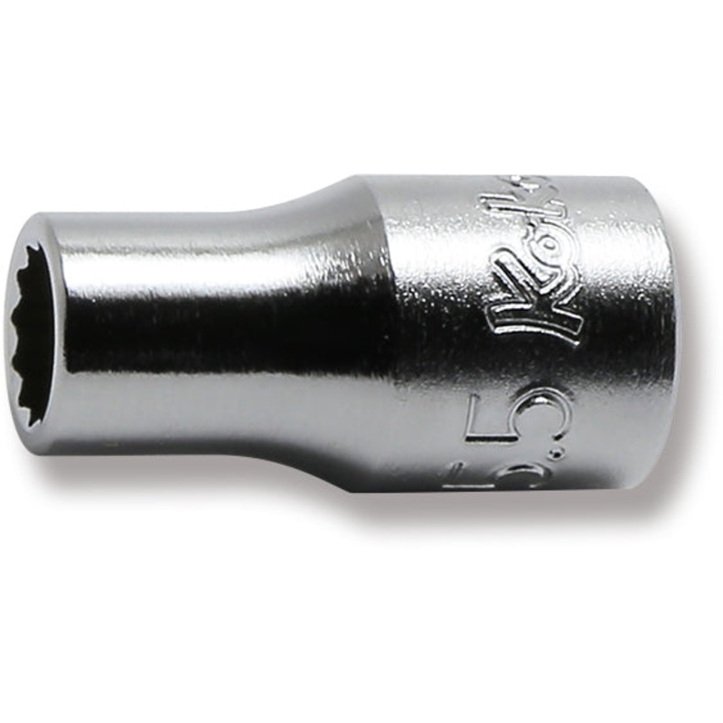 1/4 Sq. Dr. 12 Point chrome SAE Socket  5.5mm