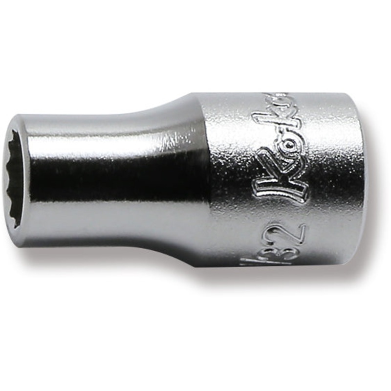1/4 Sq. Dr. 12 point chrome SAE Socket  7/32