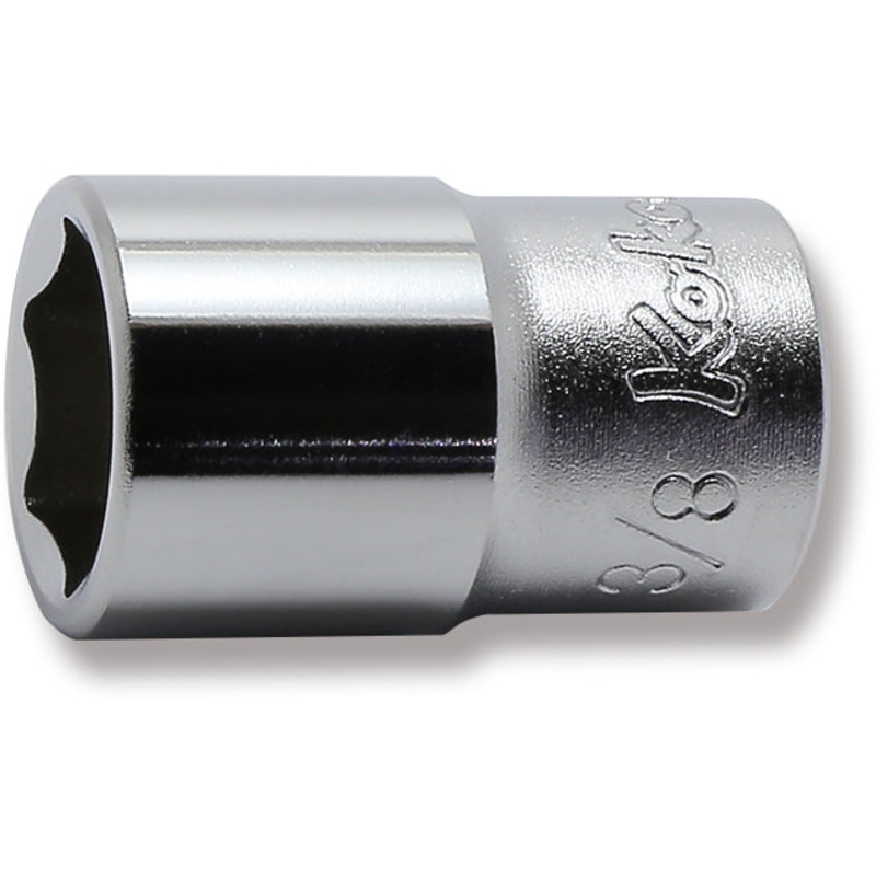 1/4 Sq. Dr. 6 point chrome SAE Socket  3/8