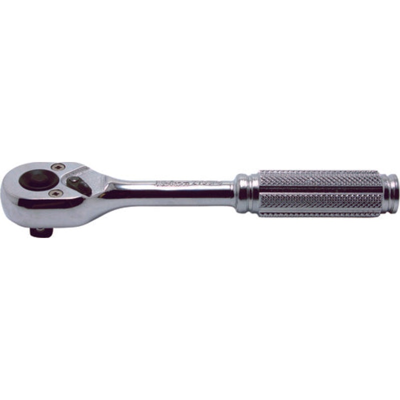 1/4 Sq. Dr. Ratchet Handle  20 teeth Push Button Length 115mm  Metal Handle