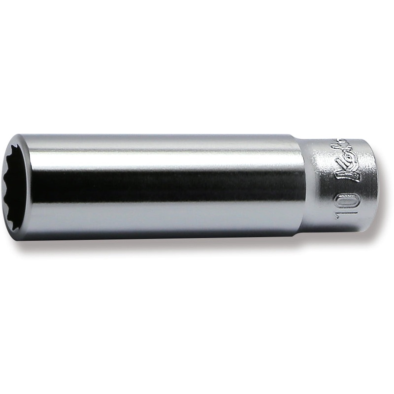 1/4 Sq. Dr. Socket  10mm 12 point Length 50mm