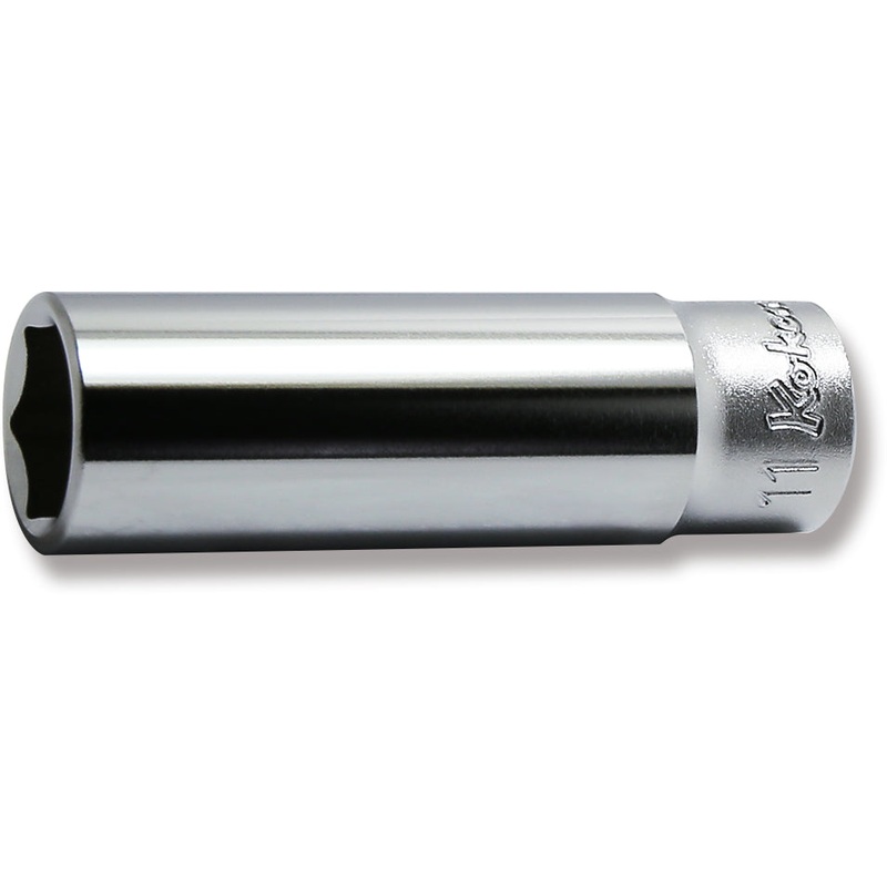 1/4 Sq. Dr. Socket  11mm 6 point Length 50mm