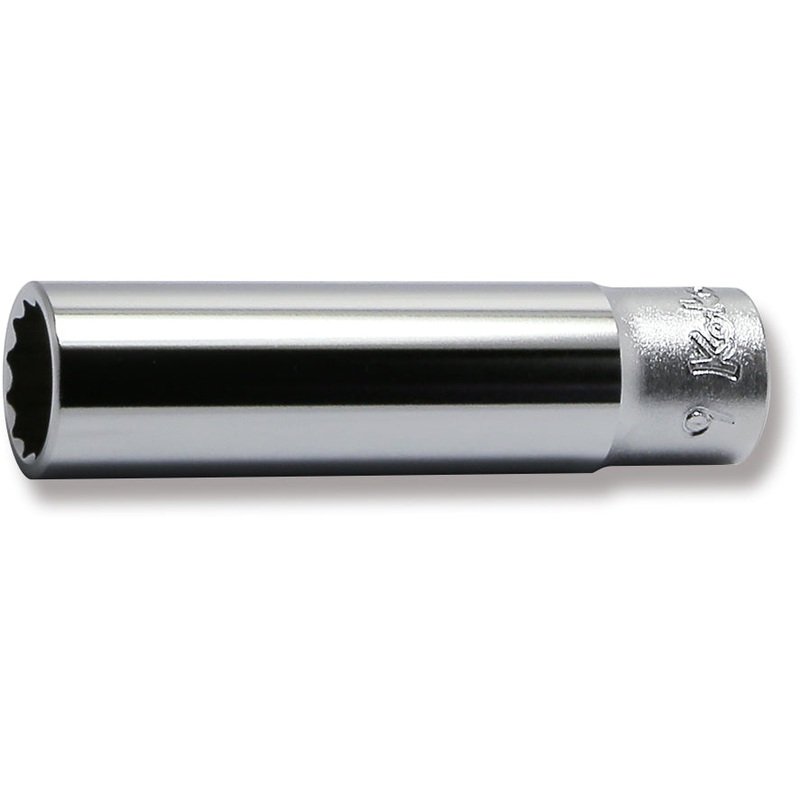 1/4 Sq. Dr. Socket  9mm 12 point Length 50mm