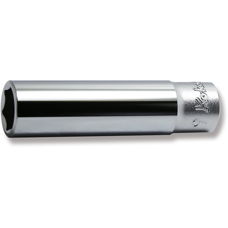 1/4 Sq. Dr. Socket  9mm 6 point Length 50mm