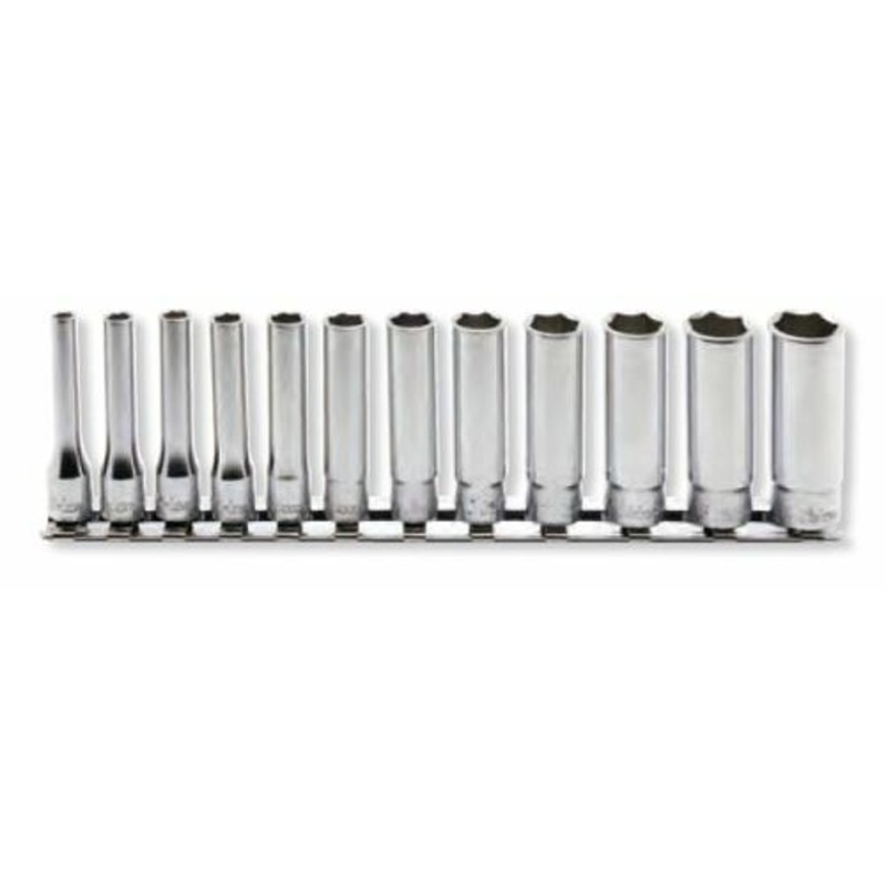 1/4 Sq. Dr. Socket set  4-14mm 6 point   12 pieces