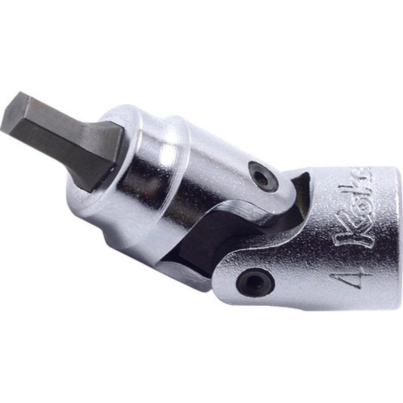 1/4 Sq. Dr. Universal Bit Socket  6mm Hex Length 40mm