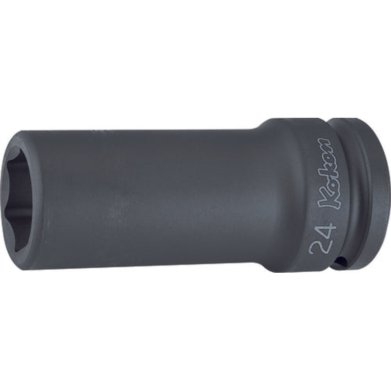 3/4 Sq. Dr. Socket  22mm 6 point Length 100mm Thin walled