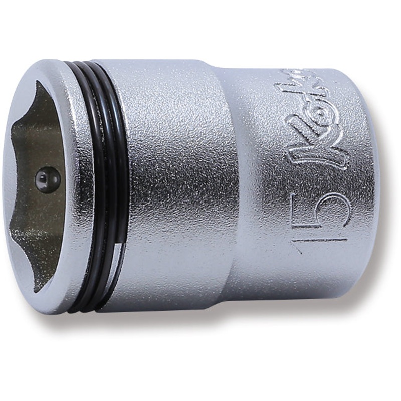 3/8 Sq. Dr. Socket  15mm Nut Grip Length 27mm