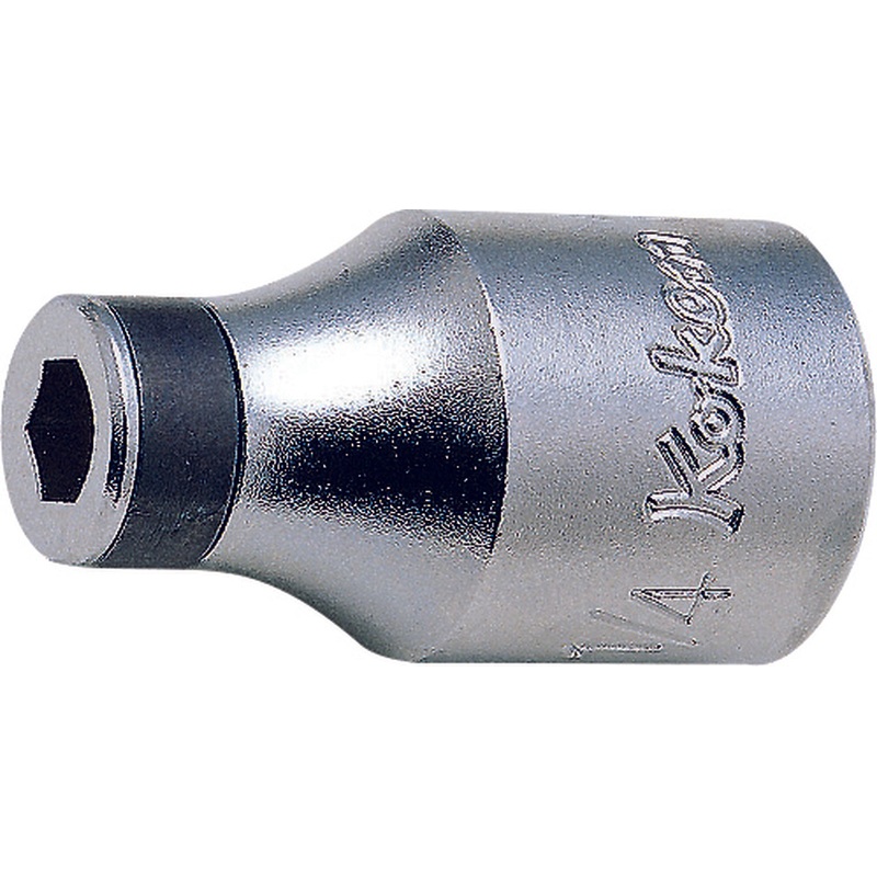 1/2 Sq. Dr. Adaptor  1/4 For 1/4H Bit Length 38mm