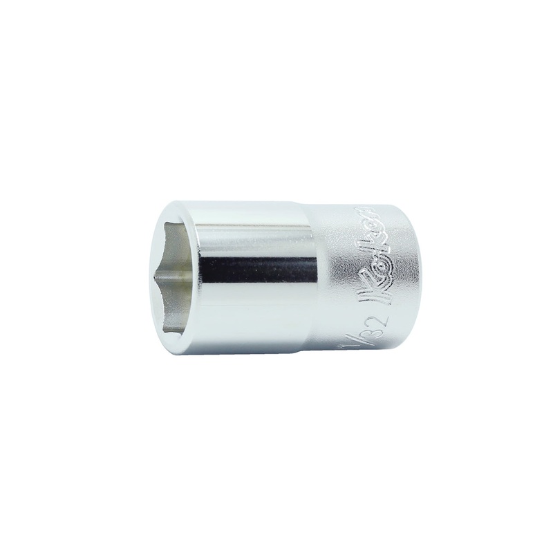 1/2 Sq. Dr. Chrome SAE 6 Point Socket  1.3/16"