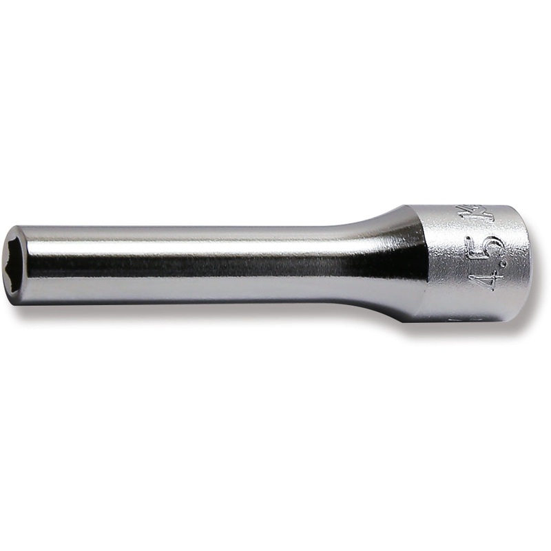 1/4 Sq. Dr. Socket  4.5mm 6 point Length 50mm