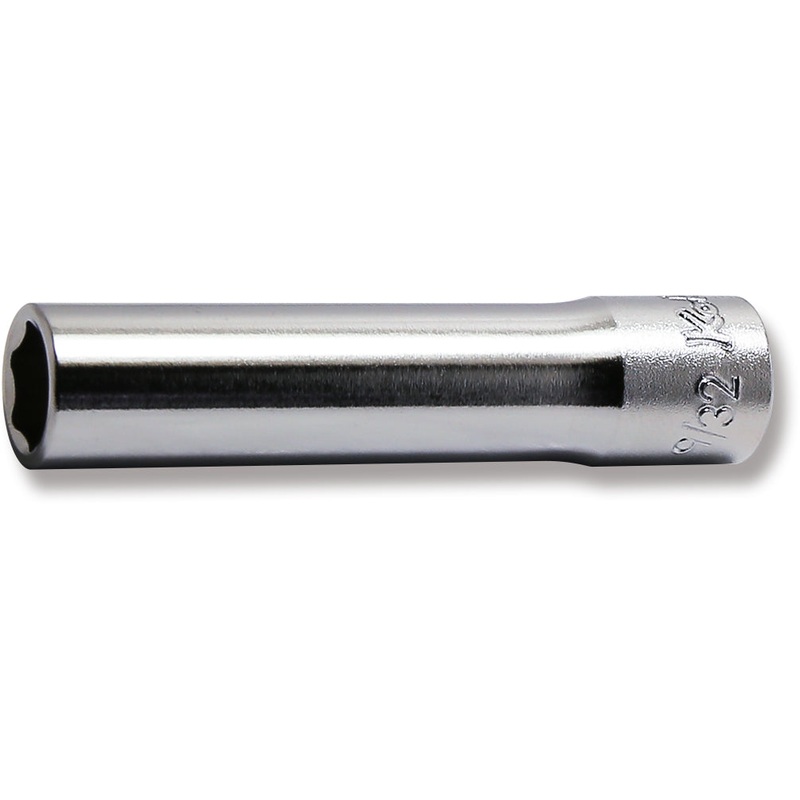 1/4 Sq. Dr. Socket  9/32 6 point Length 50mm