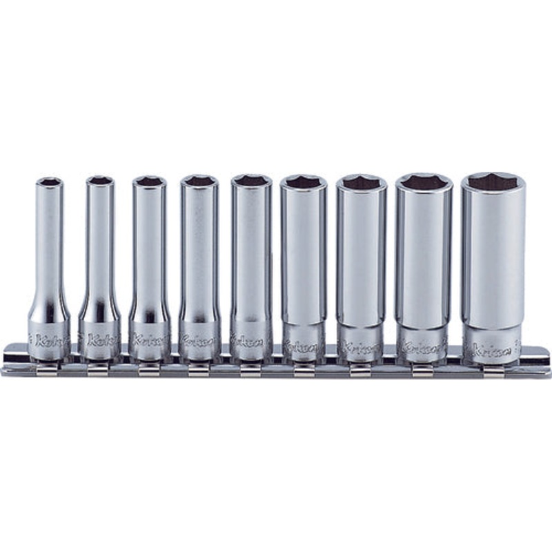 1/4 Sq. Dr. Socket set  3/16-1/2 6 point   9 pieces