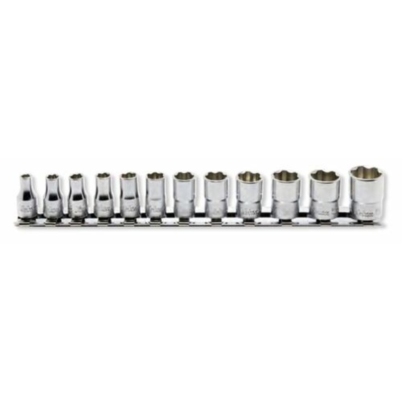 1/4 Sq. Dr. Socket set  4-14mm Surface 200mm  12 pieces