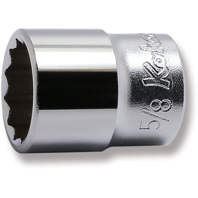 3/8 Sq. Dr. 12 Point SAE Chrome Socket in 5/8"