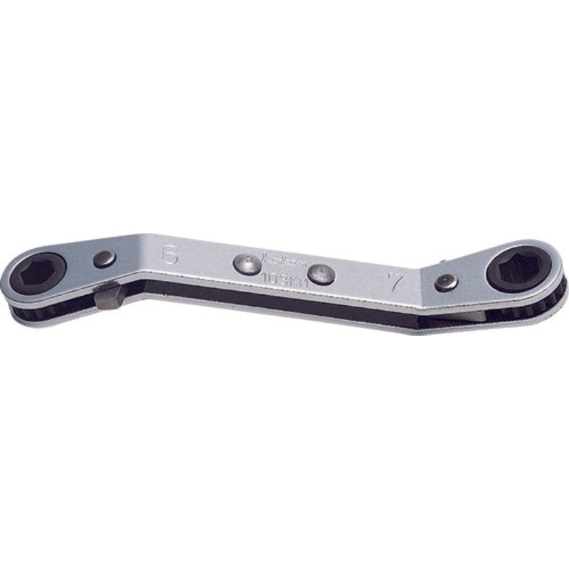 Ratcheting Ring Wrench  1/2x9/16 12 point Length 145mm Reversible