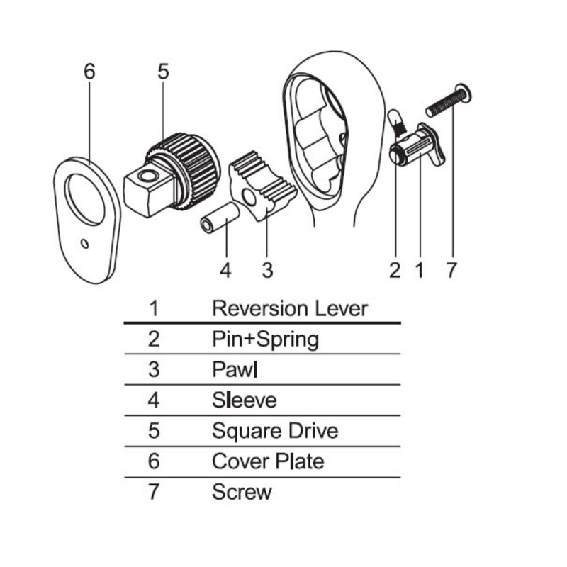 Renewal Kit for 36 Tooth 1/4" Body and 3/8" Drive Z-Series Ratchets (2726Z-3/8 & 2725Z-3/8)