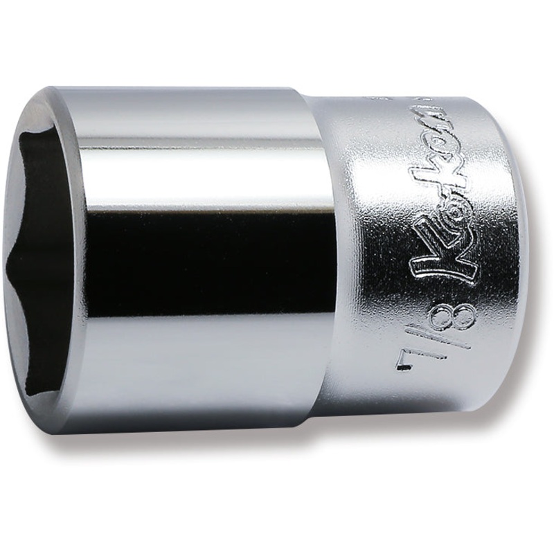 1/2 Sq. Dr. Chrome SAE 6 Point Socket  7/8"