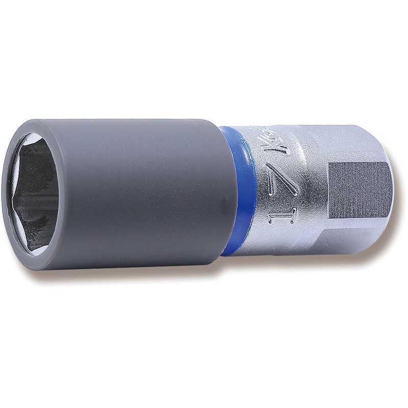 1/2 Sq. Dr. Wheel Nut Socket  17mm Extra Thin walled Length 65mm Color coded Protector