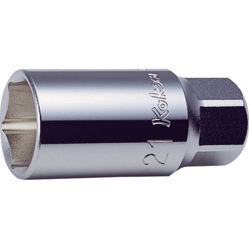 1/2 Sq. Dr. Wheel Nut Socket  21mm 6 point Length 60mm