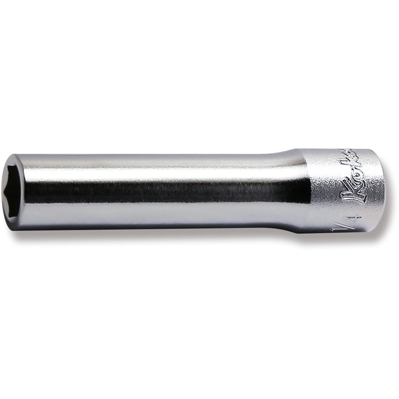 1/4 Sq. Dr. Socket  1/4 6 point Length 50mm