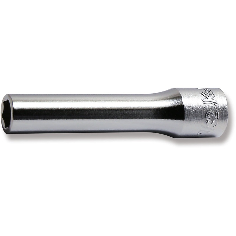 1/4 Sq. Dr. Socket  7/32 6 point Length 50mm