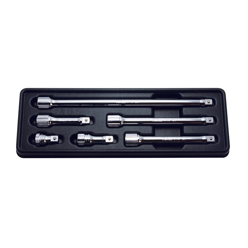 3/8 Sq. Dr. Extension Bar set  32-250mm ABS Tray   6 pieces