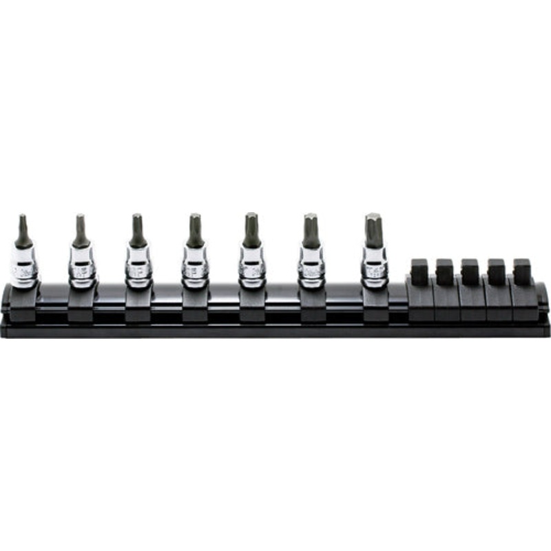 1/4 Sq. Dr. 7 Piece Z-Series TORX Bit Socket Set T10-T40  Length 50mm