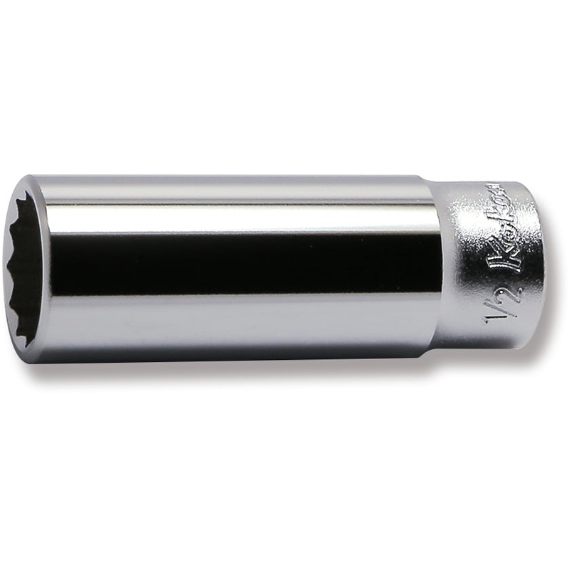 1/4 Sq. Dr. Socket  1/2 12 point Length 50mm