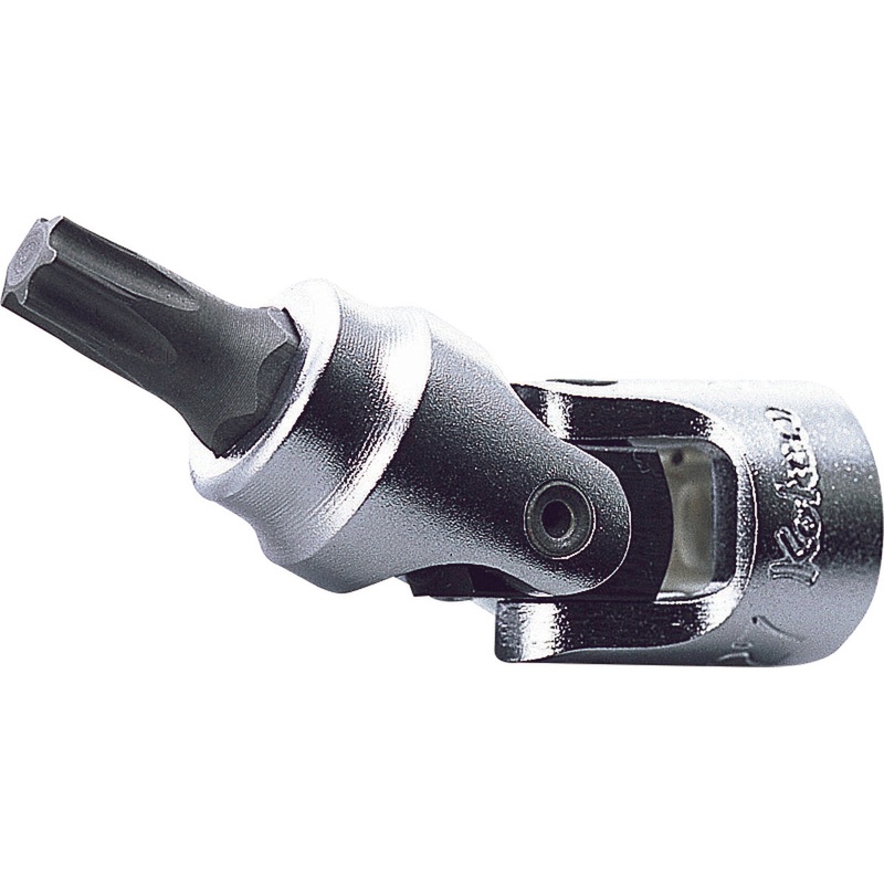 1/4 Sq. Dr. Universal TORX T10 Bit Socket - Length 42mm