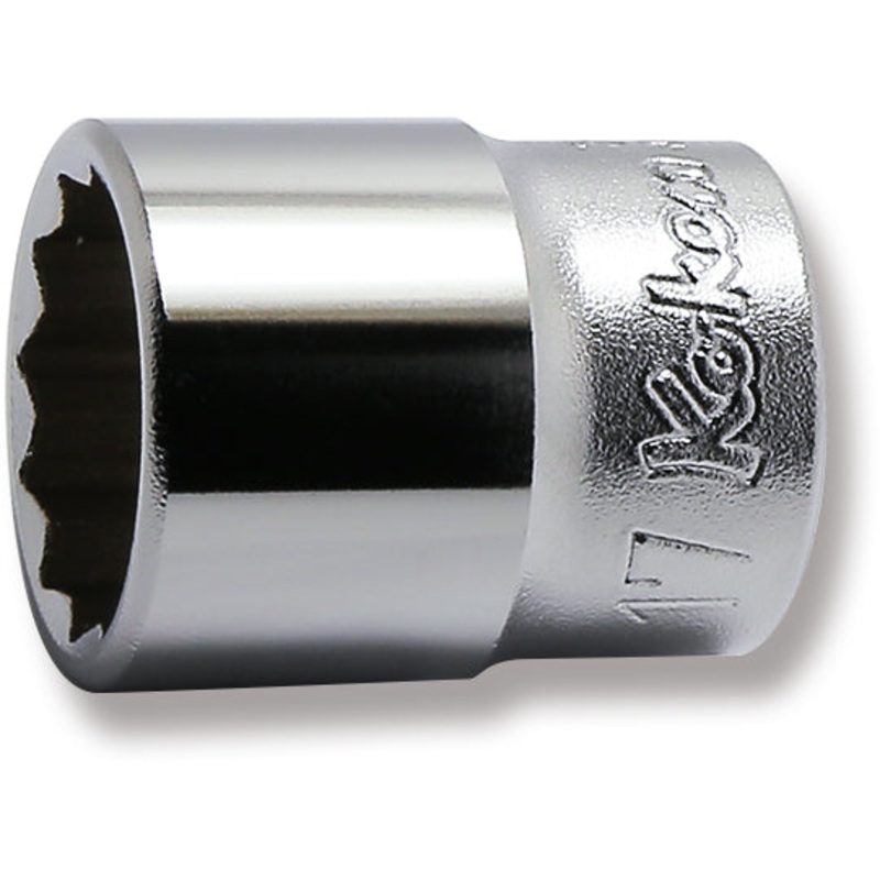 3/8 Sq. Dr. Socket  17mm 12 point Length 29mm