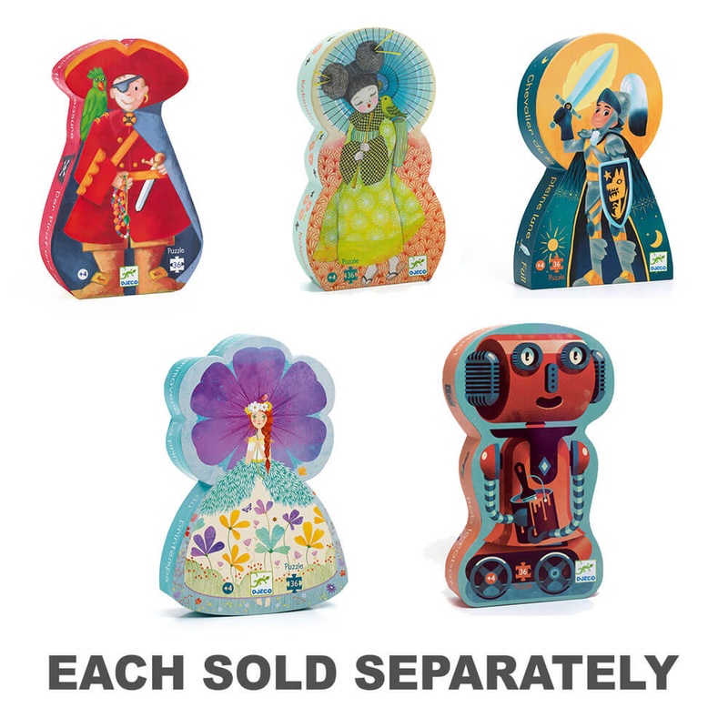 DJECO 36PC Silhouette Puzzle